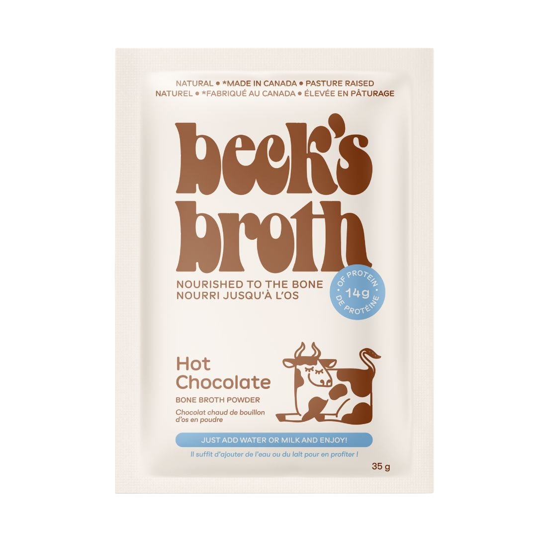 Broth Club - Sip & Save | Hot Chocolate Bone Broth Powder | Case of 12 Sachets - Soul Sanctuary Wellness Club