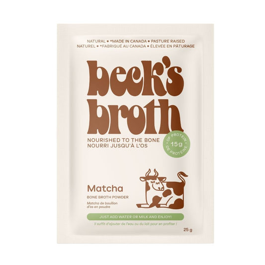 Broth Club - Sip & Save | Matcha Bone Broth Powder | Case of 12 Sachets - Soul Sanctuary Wellness Club