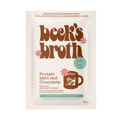 Mint Hot Chocolate Bone Broth Powder